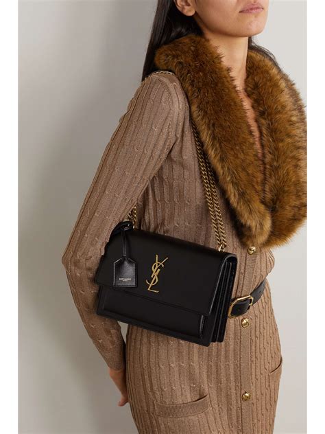 ysl medium bag|medium sunset leather shoulder bag.